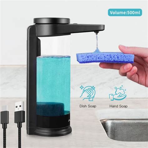 Automatic Dish Soap Dispenser Kitchen | Automatic Dispenser Hand Wash ...