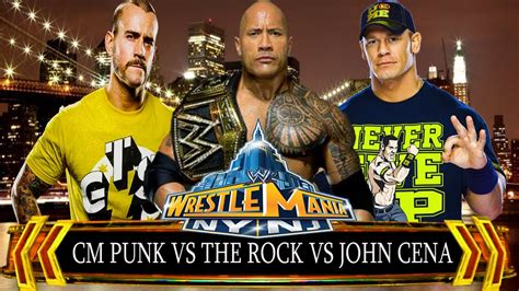 The Rock Vs John Cena Wrestlemania 29