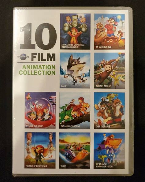 Universal 10-Film Animation Collection DVD Boxed Set New 191329147122 ...