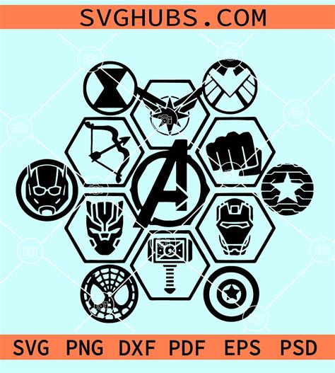 Avengers Logo SVG file, Marvel logo svg, Marvel SVG, The Avengers SVG ...