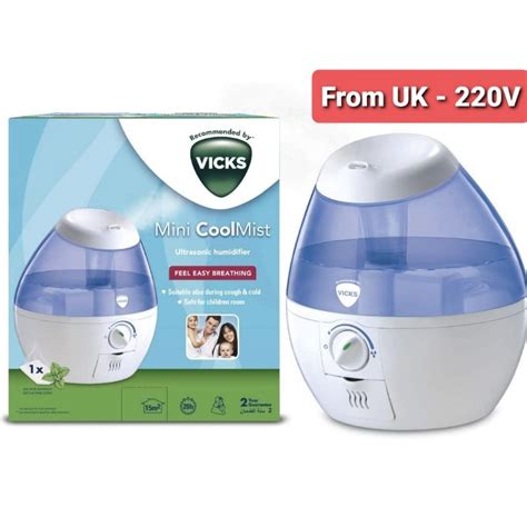 VICKS Mini Cool Mist Ultrasonic Humidifier - 220V | Shopee Philippines