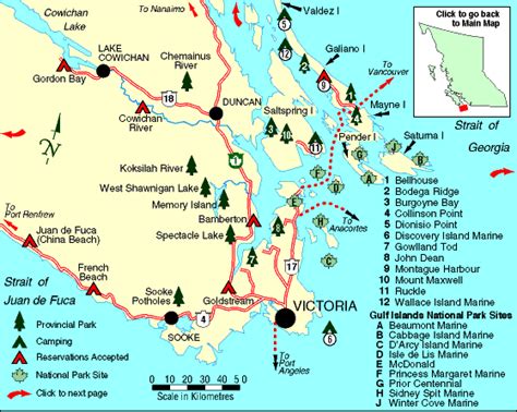 Vancouver Island Hiking Trails Map – The World Map