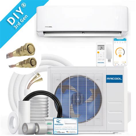 All New Mini Split Ductless HeatPump Systems: DIY 24000 Btu 20 SEER ...