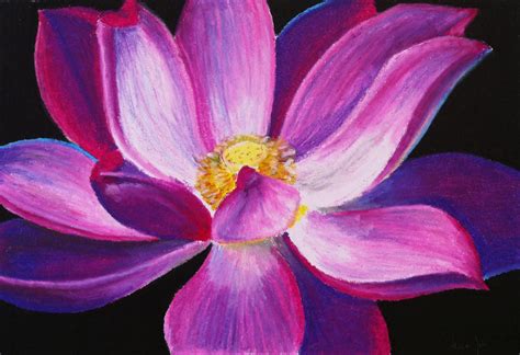 oil pastel drawing flowers - Google Search | Oil pastel drawings ...