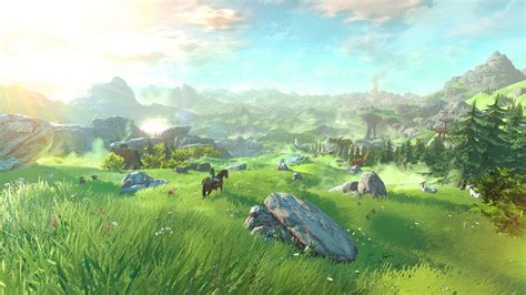 Zelda Landscape Wallpapers - Top Free Zelda Landscape Backgrounds ...