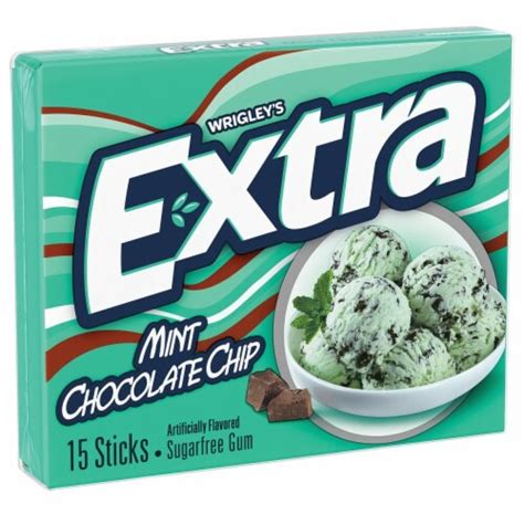 Extra Dessert Delights Mint Chocolate Chip Sugar Free Gum, 15 ct - Kroger