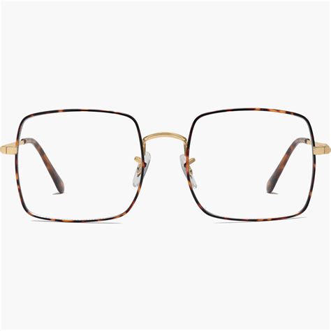 Square Prescription Eyeglasses | Blue Light Glasses | SOJOS VISION