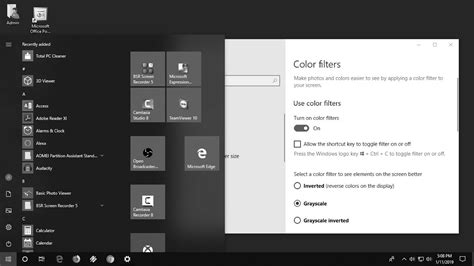 Fix Black & White Screen Color Issue in Windows 10 - YouTube