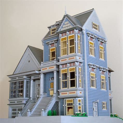 Minilandbricks Victorian Homes | Lego house, Lego creations, Lego design