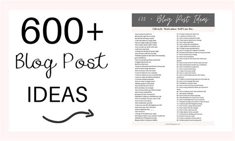 600+ Blog Post Ideas - Boss Girl Bloggers