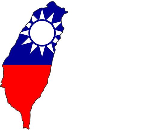 Flag Map of Taiwan | Flag, Taiwan flag, Taiwan