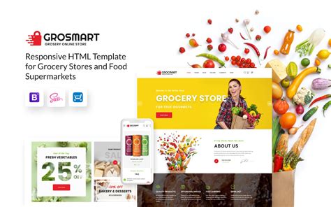 Grocery Store Templates | TemplateMonster