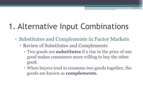 PPT - The Cost-Minimizing Input Combinations PowerPoint Presentation ...