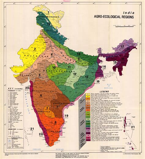 Agro-Ecological Soil Map of India | India world map, India map ...