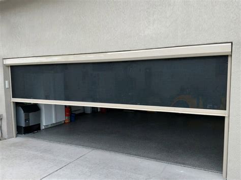 Roll up screen doors for garages - Builders Villa