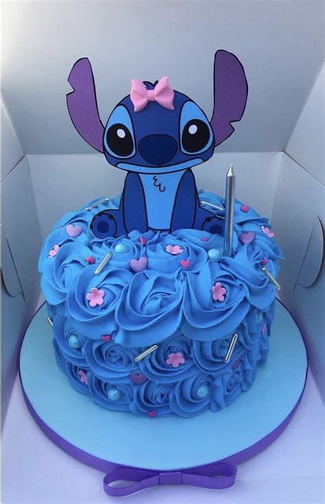 Practice Module: Tha cake with Stitch | Idee torta di compleanno, Torte ...