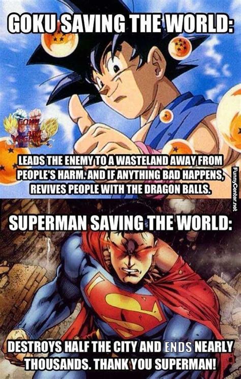 25 Hilarious Goku Vs Superman Memes That Show Who's The Real Hero ...