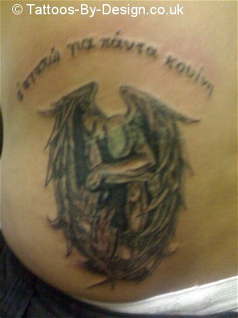 Angel and devil's love Tattoo