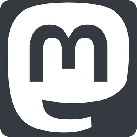 Mastodon icon by Friconix (fi-snsuxl-mastodon) normal,solid,square,logo ...