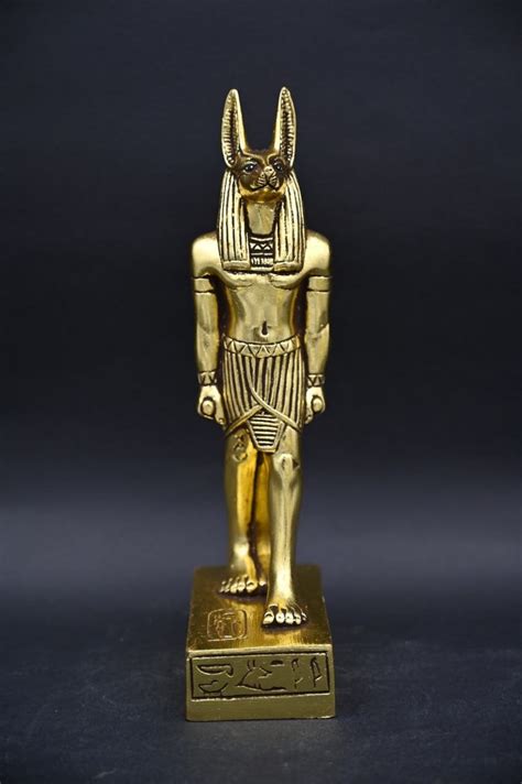 Ancient Egyptian Jackal God Anubis, Replica Museum Art Piece for God of ...