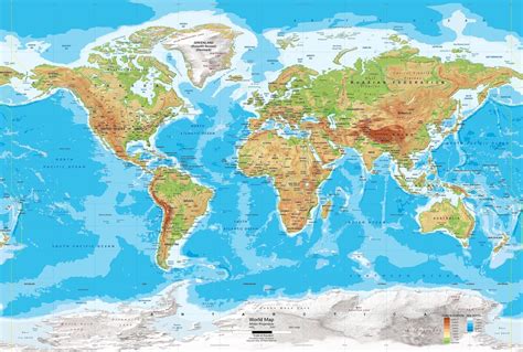 Physical World Map 2 Detailed World Map World Map Outline Physical Map ...