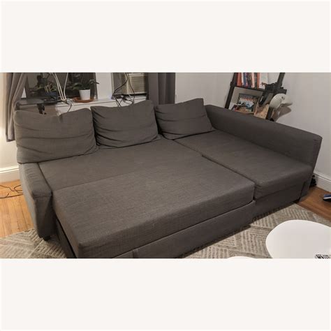 Ikea sofa with sleeper sectional and 3 seat w/ storage - AptDeco