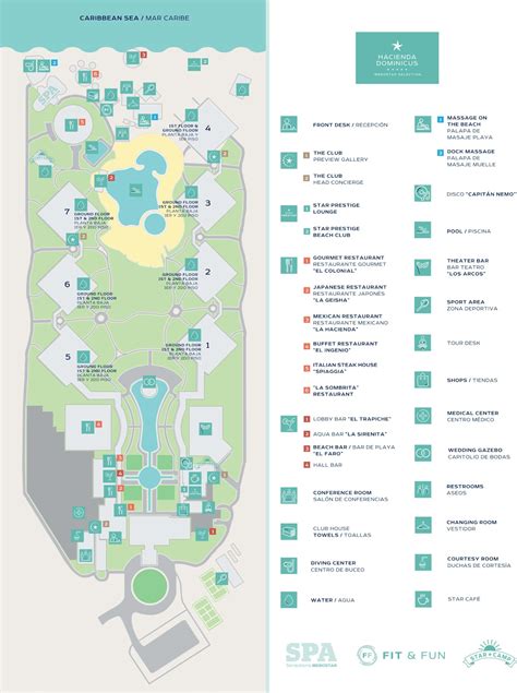 Iberostar Selection Hacienda Dominicus map - Travel resort maps