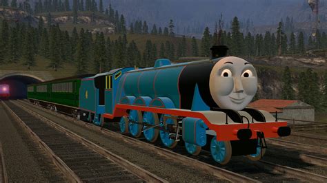 Gordon pulling the Express Train by RedKirb on DeviantArt