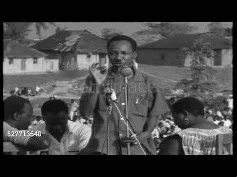 Julius Nyerere giving a speech prior to Tanganyikan Independence | July ...