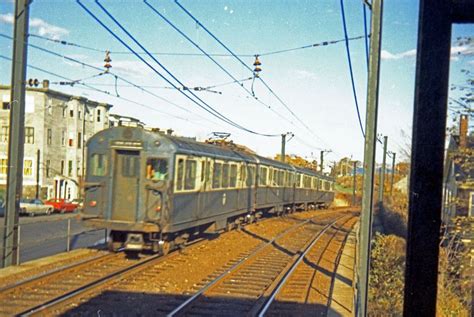 Rare 1951 photo of the MBTA Blue Line in East Boston near Orient ...