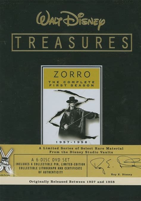 Zorro: The Complete First Season - Walt Disney Treasures Limited ...