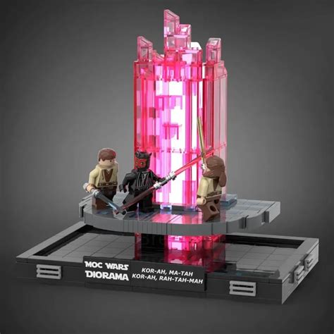 LEGO Star Wars dioramas expand to prequels custom creations