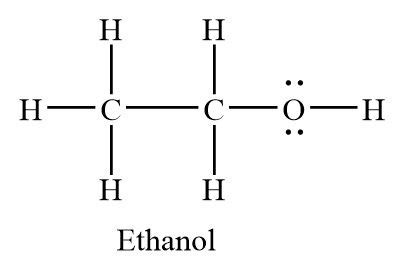 Provide the following information for CH3CH2OH. a. Lewis dot structure ...