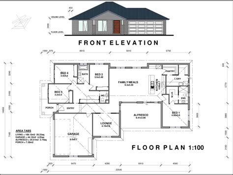 Draw 2d floor plan with title block by Binsestudio | Fiverr