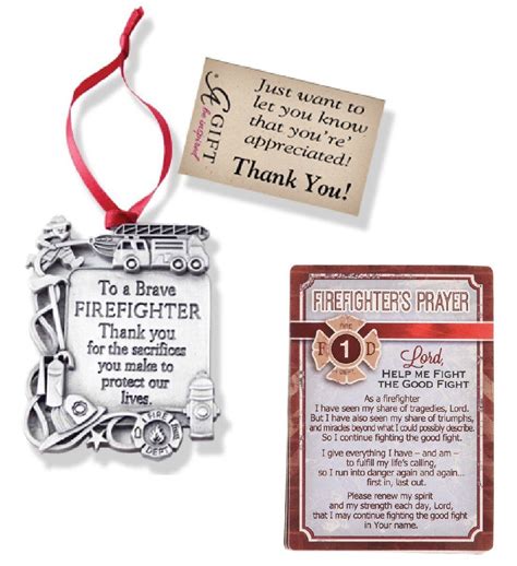 Firefighter Appreciation Gift for Fireman | Cathedral Art FIREFIGHTER ...