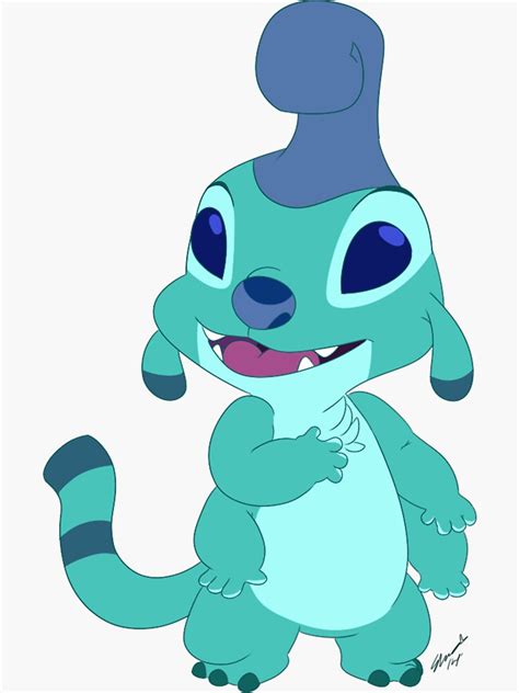 "Stitch Alien" Sticker for Sale by Furqont | Redbubble