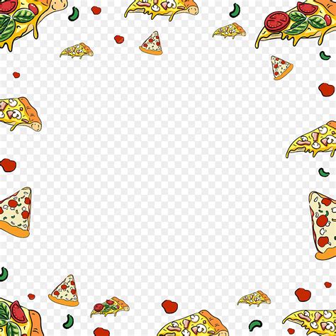 Full Pizza Clipart Border