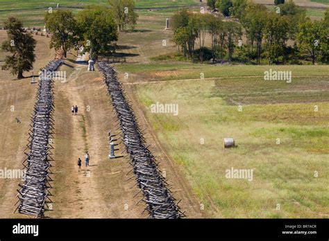 The Sunken Road (Bloody Lane), Antietam Civil War Battlefield, Virginia ...