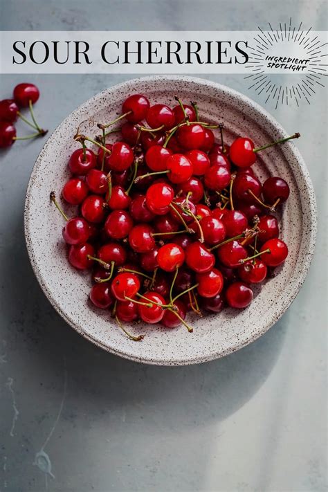 Ingredient Spotlight: Sour Cherries - A Beautiful Plate