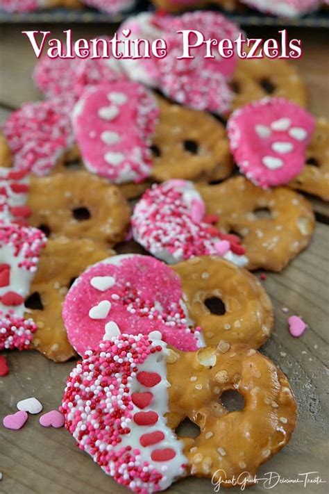 Valentine Pretzels | White Chocolate Covered Pretzels