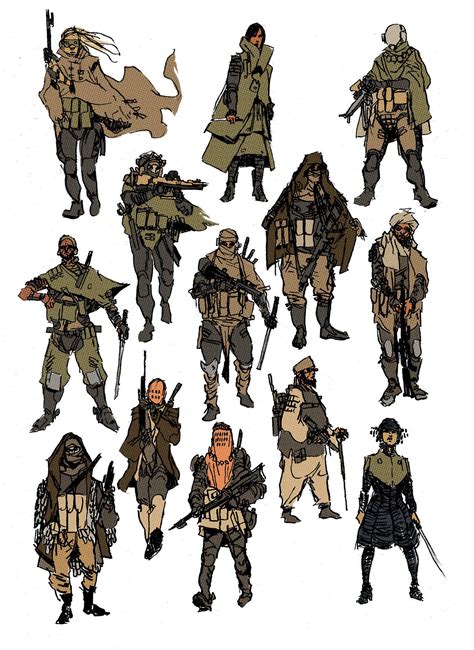 Post-Apocalyptic Fashion | Sci fi concept art, Concept art drawing ...