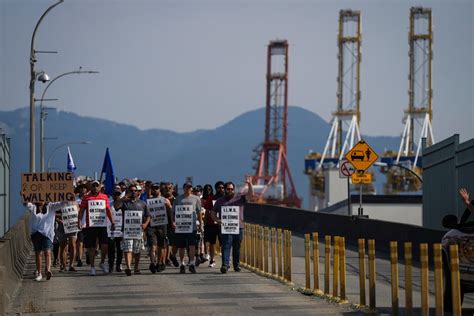 Weeklong dock strike on Canada's west coast is starting to pinch small ...