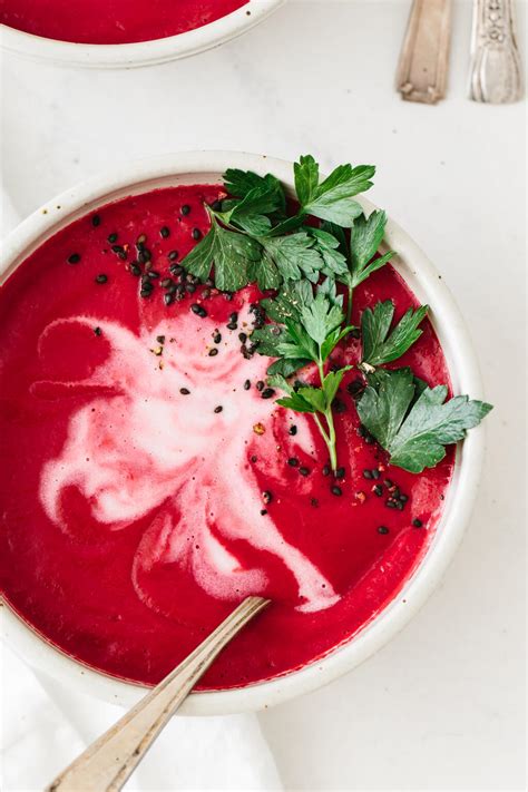 Beet Soup (Smooth and Velvety) | Downshiftology