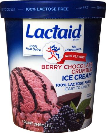 On Second Scoop: Ice Cream Reviews: Lactaid Berry Chocolate Crumble Ice ...