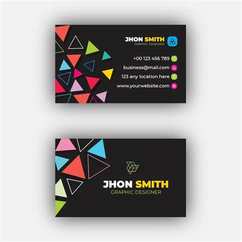 Visiting Card Design For Graphic Designer