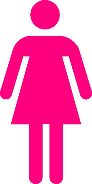 Pink Women Restroom Sign - ClipArt Best