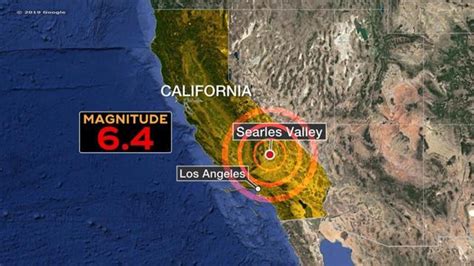 Recent california earthquakes - creditLasi