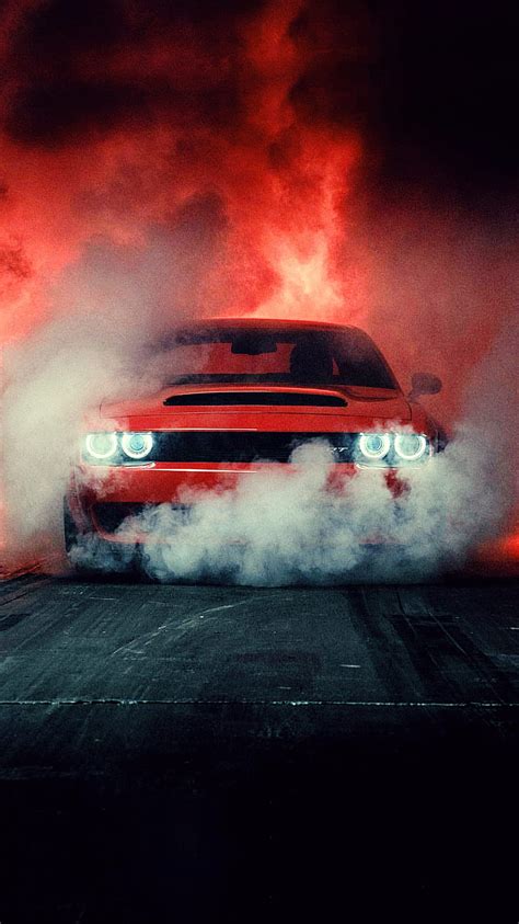 Dodge Demon, car, hellcat, HD phone wallpaper | Peakpx