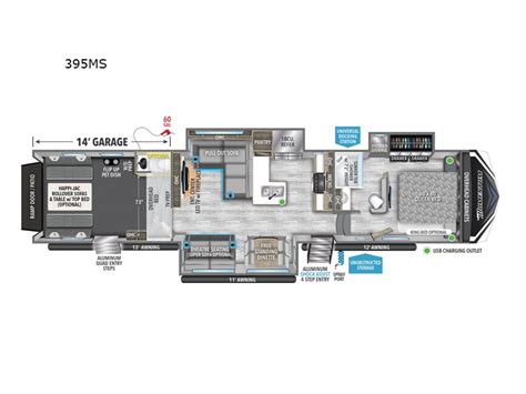 Grand Design Momentum M-Class 395MS Toy Hauler Fifth Wheel For Sale