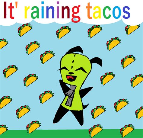 It's raining tacos! by LULUluvs2draw on DeviantArt